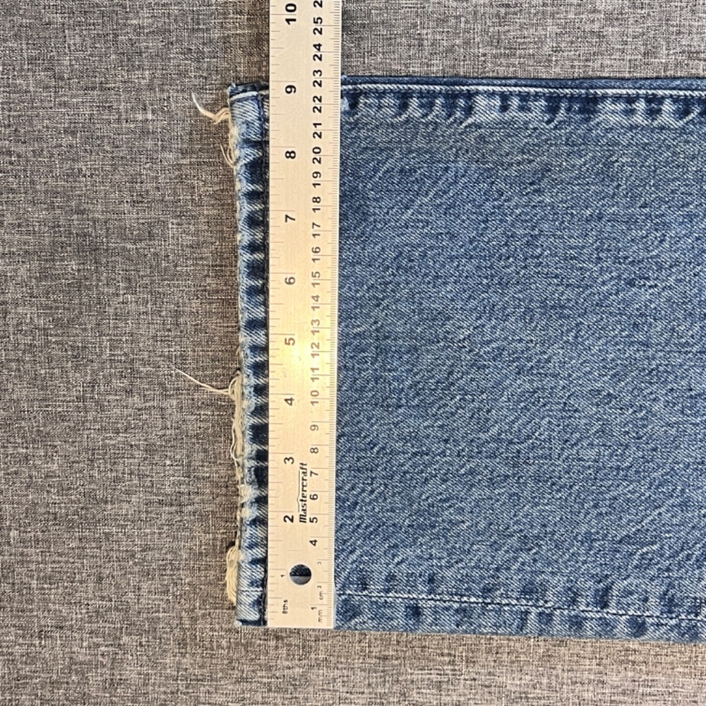 Mother Tunnel Vision Sneak in Take Me Higher Jeans - Women's Size 26 - Blue - Picture 11 of 13